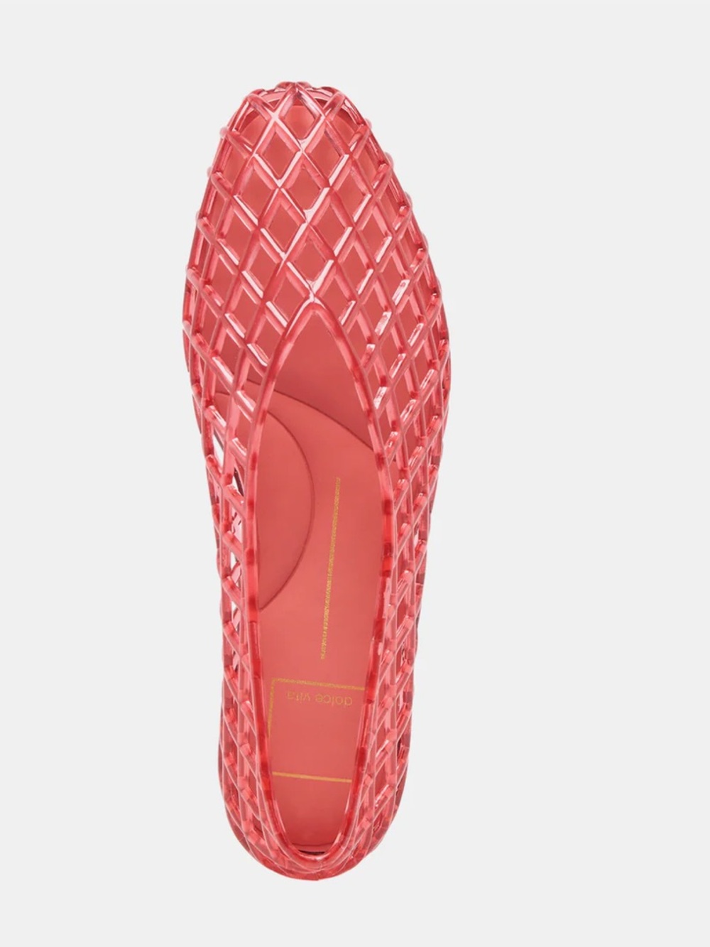 Dolce Vita "Jam" Coral Jelly Women's Flat